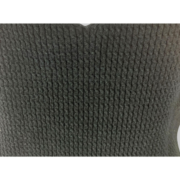 Vintage Y2K Isaac Mizrahi x Target Sz XL Puckered Knit Black Sweater Tank Top - Picture 3 of 7